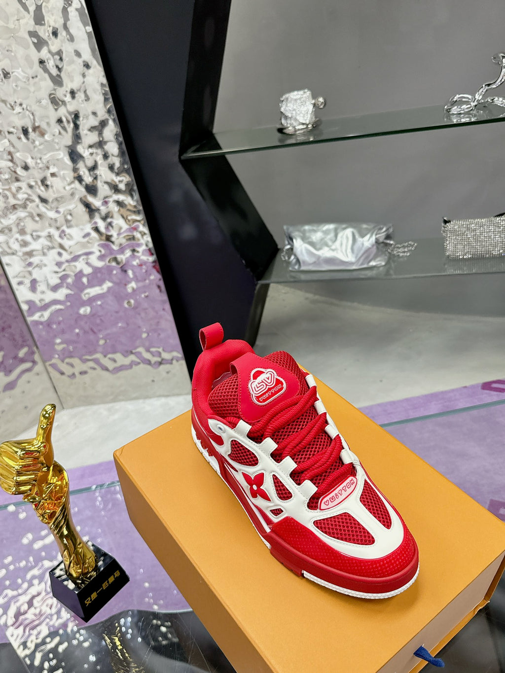 Louis Vuitton LV Skate – Rojo/Blanco