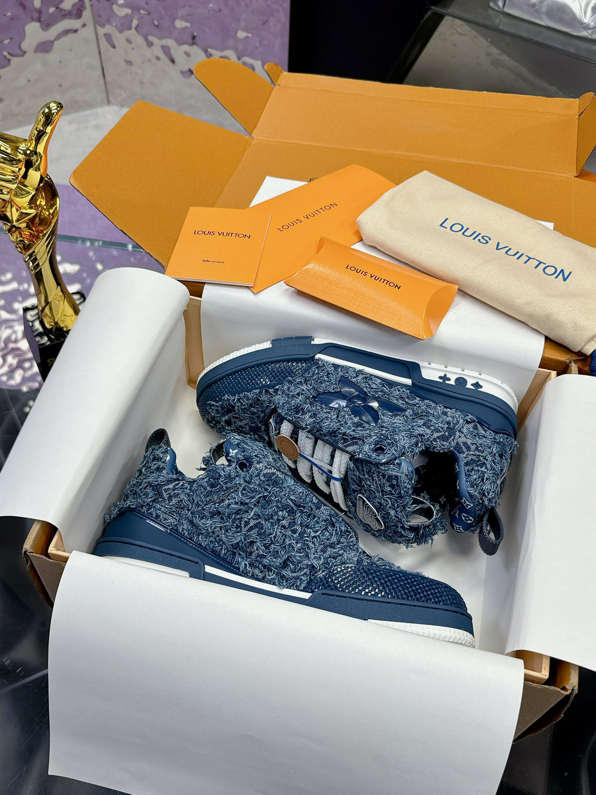 Louis Vuitton LV Skate – Denim Monogram