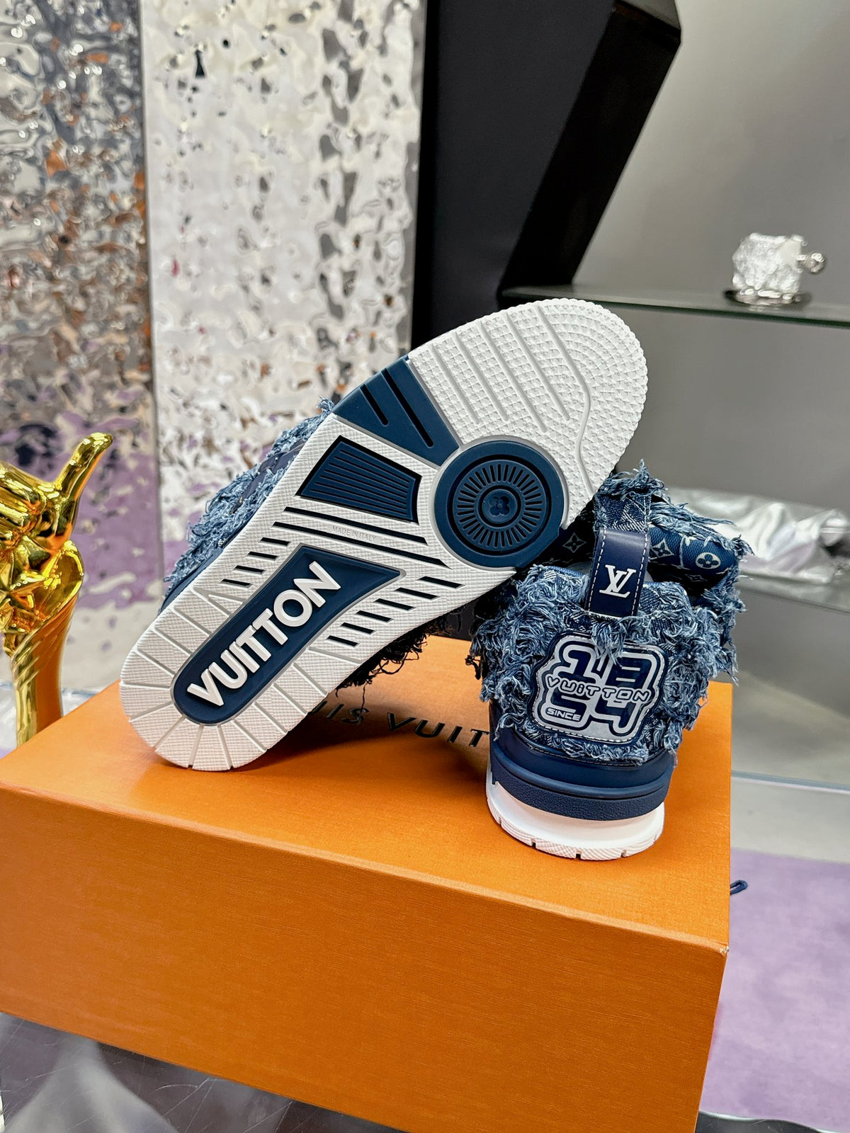 Louis Vuitton LV Skate – Denim Monogram