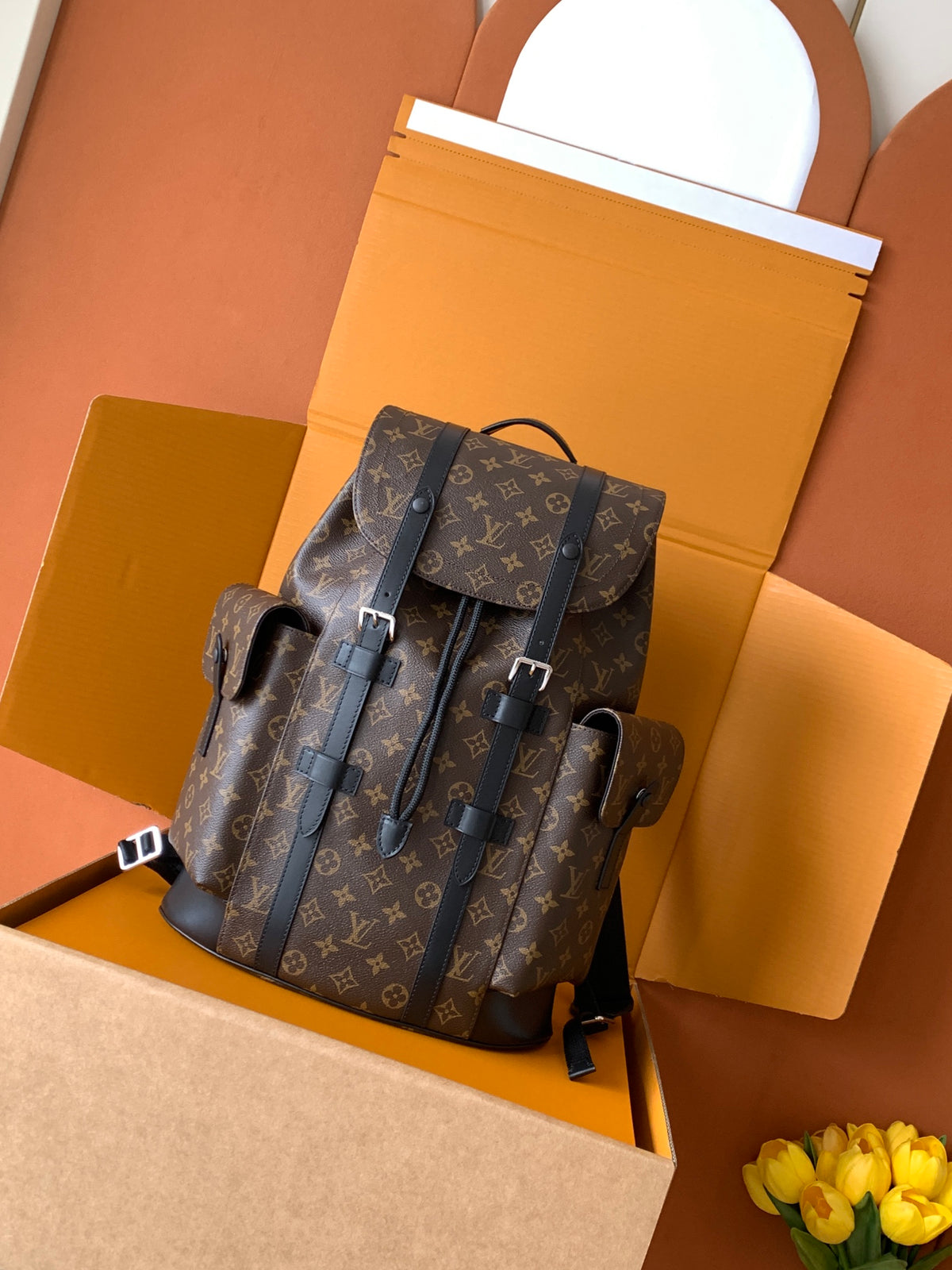 Louis Vuitton Christopher Backpack – Monogram Macassar