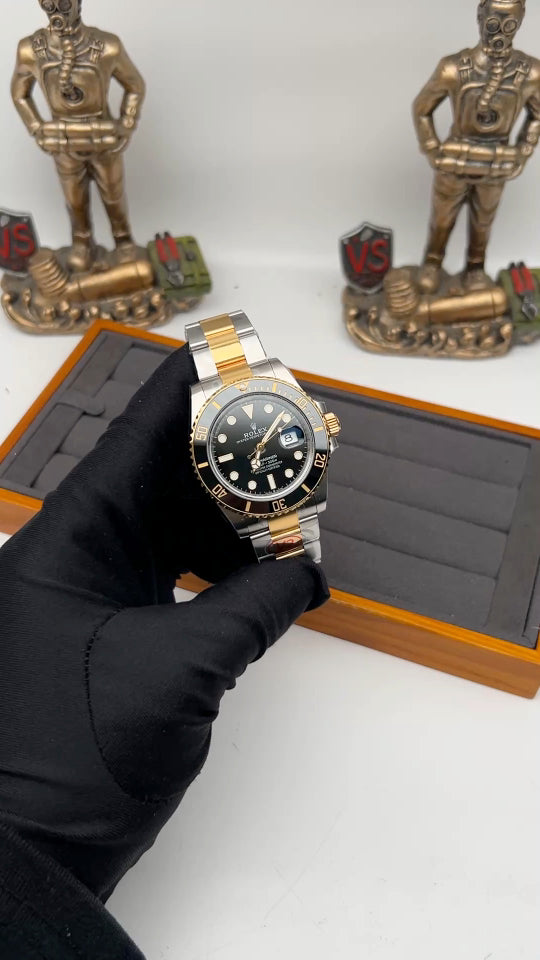 Rolex Submariner bicolor con esfera negra (V2)