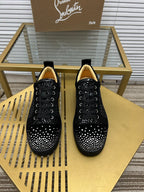 Christian Louboutin Louis Junior Strass – Negro
