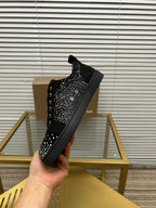Christian Louboutin Louis Junior Strass – Negro