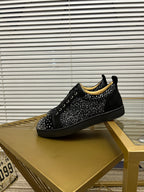 Christian Louboutin Louis Junior Strass – Negro