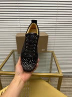 Christian Louboutin Louis Junior Strass – Negro