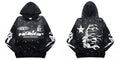 Sudadera Hellstar Estrellas - Negro