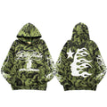 Sudadera Hellstar Palmera Camuflaje - Verde