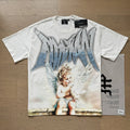 Polera Mixed Emotion Querubín y Paloma - Blanco