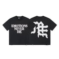 Polera Mixed Emotion Emotions Never Die - Negro