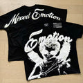 Polera Mixed Emotion Querubín Lentes - Negro
