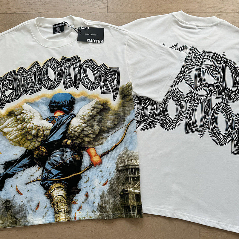 Polera Mixed Emotion Arquero Vendado - Blanco