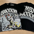 Polera Mixed Emotion Zombie Cementerio - Negro