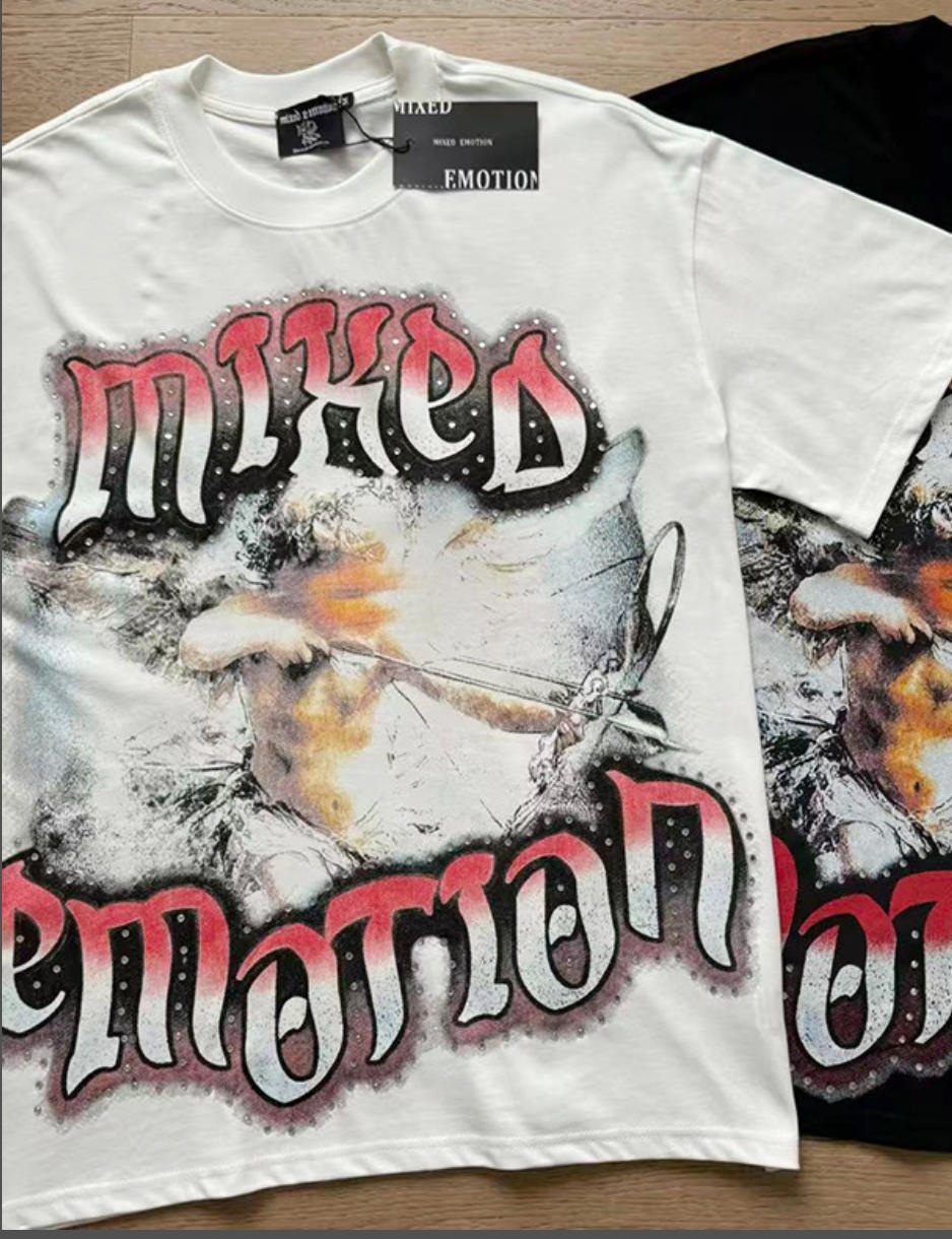 Polera Mixed Emotion Arquero Celestial - Blanco