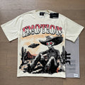 Polera Mixed Emotion Vaquero Alienígena - Albaricoque