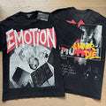 Polera Mixed Emotion DJ Auriculares - Negro Lavado