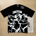 Polera Mixed Emotion Ángel Abstracto - Negro