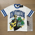 Polera Mixed Emotion Esqueleto Playero - Blanco