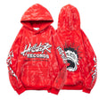 Sudadera Hellstar Records Calavera - Rojo