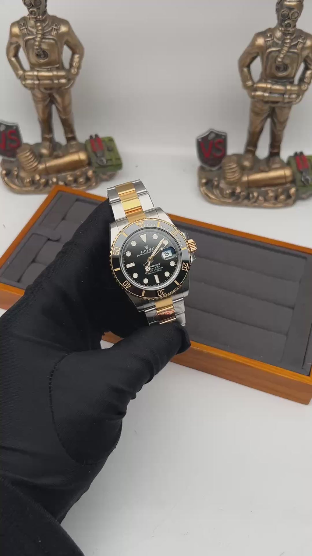 Rolex Submariner bicolor con esfera negra (V2)