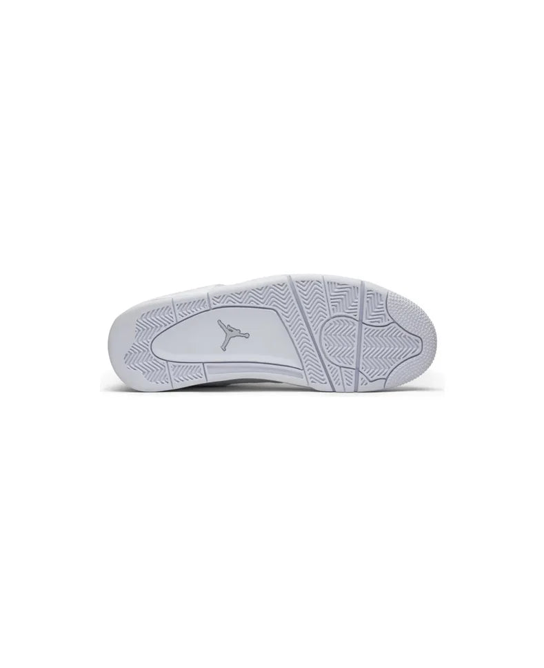 Air Jordan 4 Retro - hebilla de plata pura