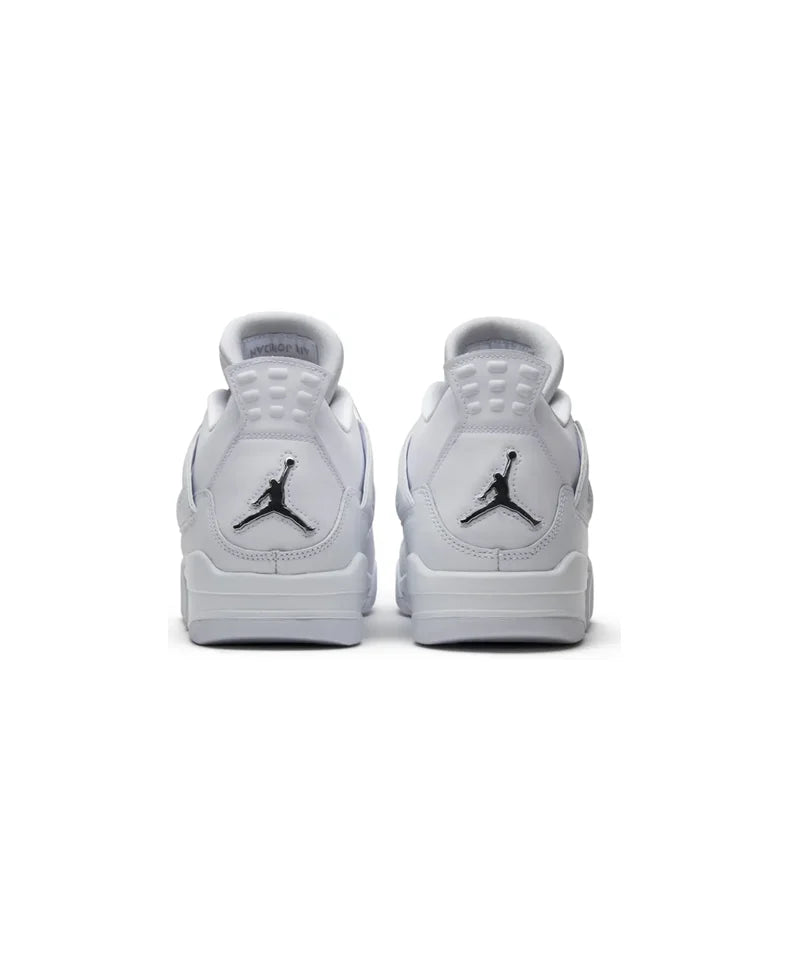 Air Jordan 4 Retro - hebilla de plata pura