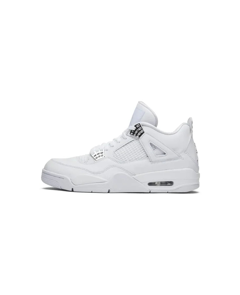 Air Jordan 4 Retro - hebilla de plata pura